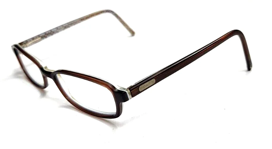 Coach Hilary 517 Small Brown Blue Mint Eyeglasses Frame 49-17 135