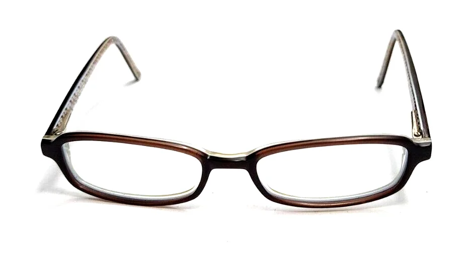 Coach Hilary 517 Small Brown Blue Mint Eyeglasses Frame 49-17 135 2