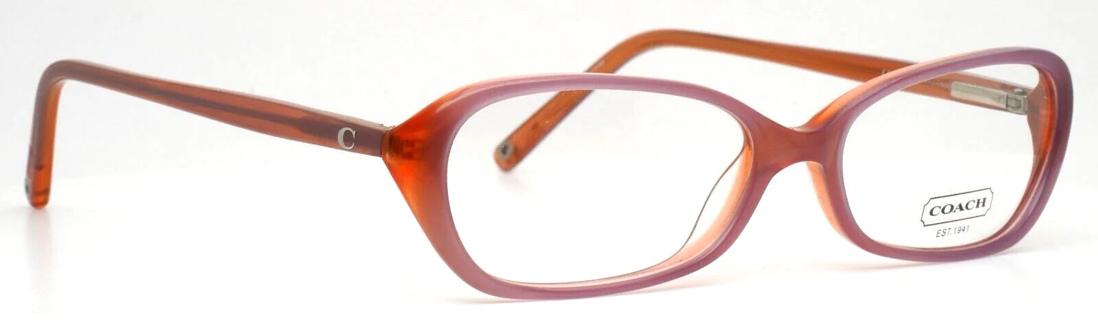 COACH Holly 504 Lavender Womens Oval Full Rim Eyeglasses 51-16-140 B:30 3