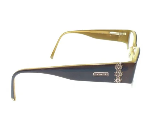 Coach Ileana 2017 Brown Tortoise Rectangular Eyeglasses Frames 47-16 135 Daisies 4