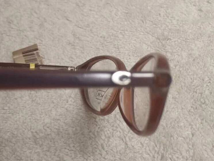 COACH JULIANNE 502 Lavender Womens Oval Full Rim Eyeglasses 49-15-135 B:27 4
