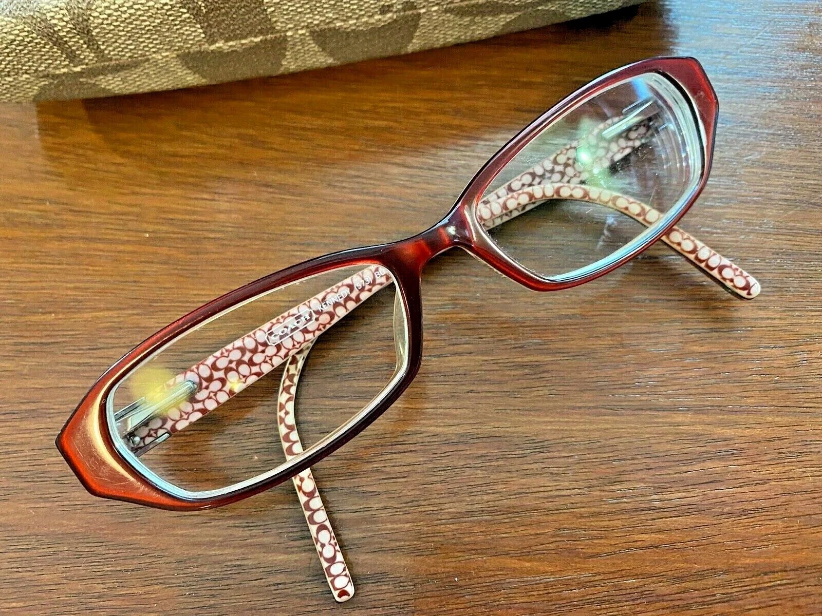 COACH Kennedy Cranberry LOGO Luctie Women 2