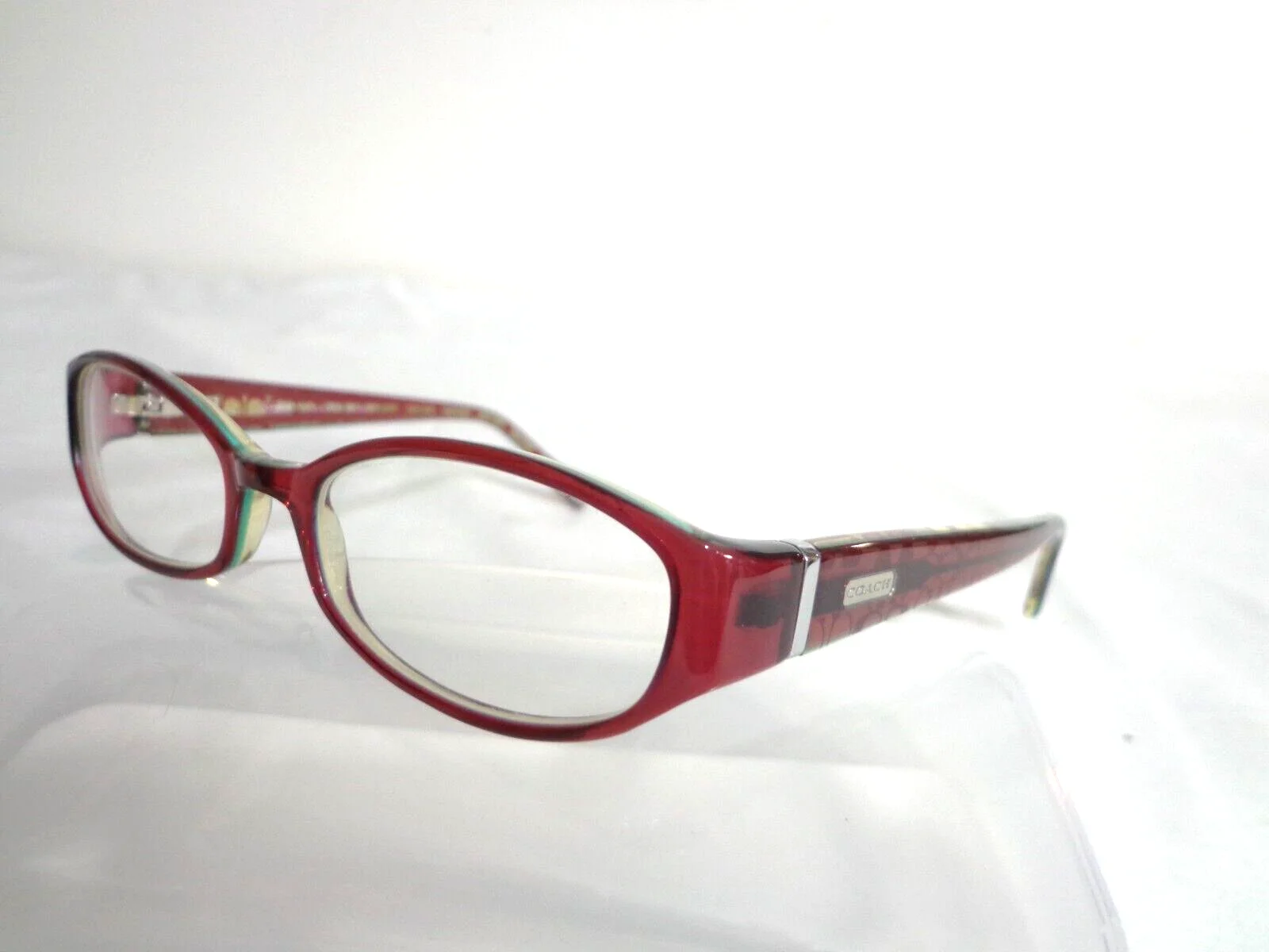 COACH LUCILLE 2018 51-18-135 EYEGLASSES BURGUNDY FULL RIM FRAME