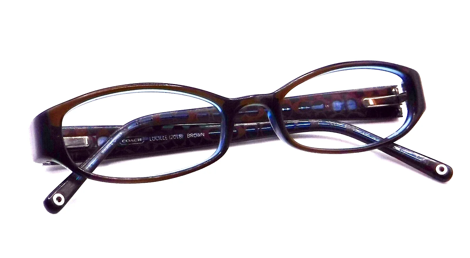 Coach Lucille Eyeglasses 2018 Brown / Multi Colored Frames