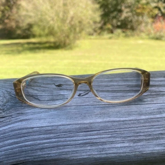 Coach Monica Sand Glasses frames floral tan 51[]15 135 Coach logo interior arms 4