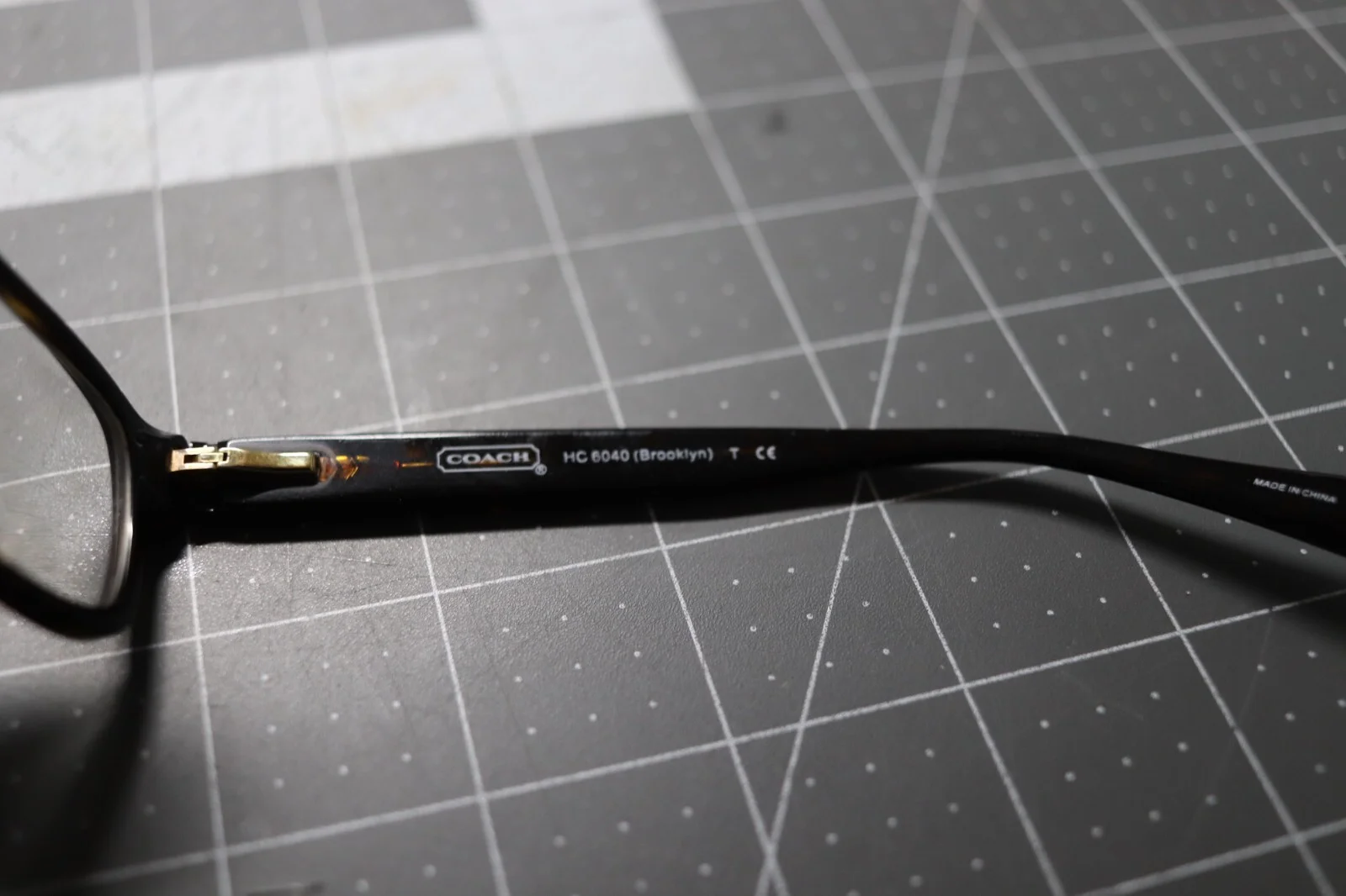 COACH NEW YORK “BROOKLYN” Eyeglasses Frame HC6040 5116 52-16-135 3