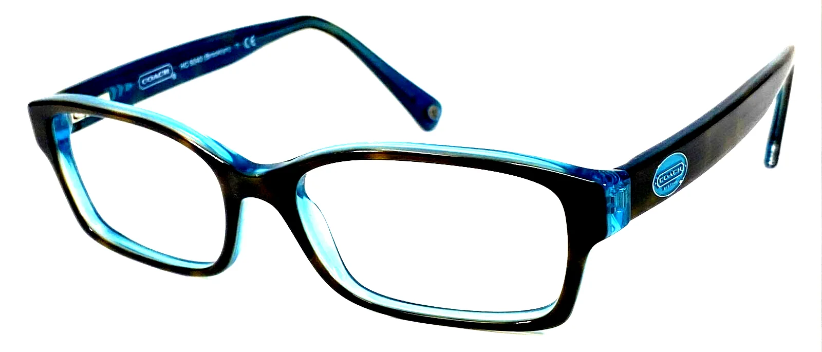 COACH NEW YORK “BROOKLYN” HC6040 5116 Brown/Blue Eyeglasses Frame 52-16-135