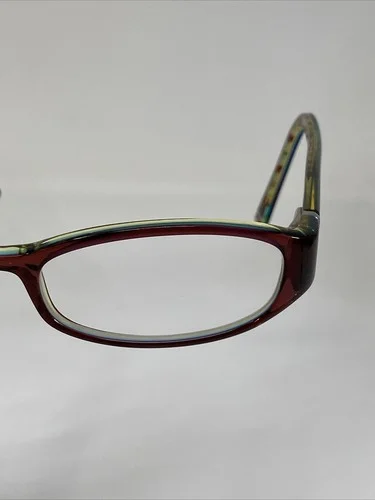 COACH NEW YORK “LUCILLE” 2018 Burgundy Crystal Eyeglasses Frame 49-18-135 4