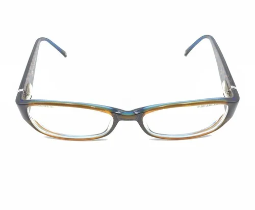 Coach Nuala 2019 Brown Blue Rectangle Eyeglasses Frames 50-16 135 Women W/Case 2