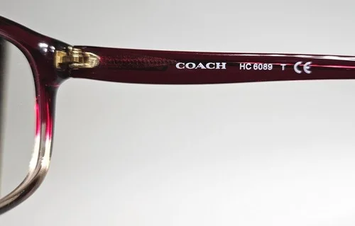 Coach Red Sand Gradient Eyeglasses Frames HC6089 5484 51-16-135 3