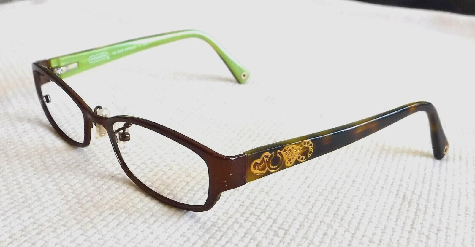 Coach Willow HC5007-0946 Satin Brown Eyeglasses Frames 50-16-135