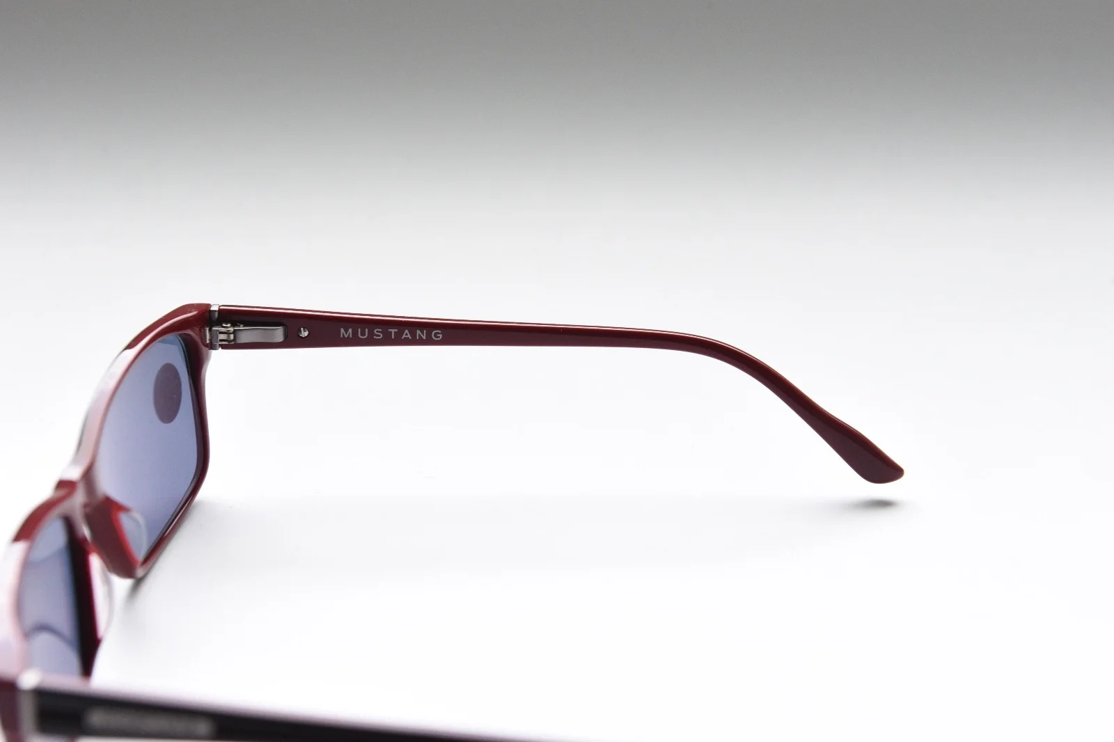 COASTAL.COM MUSTANG 1913 EBONY RACE RED FULL RIM PLASTIC EYEGLASS FRAMES NEW 4