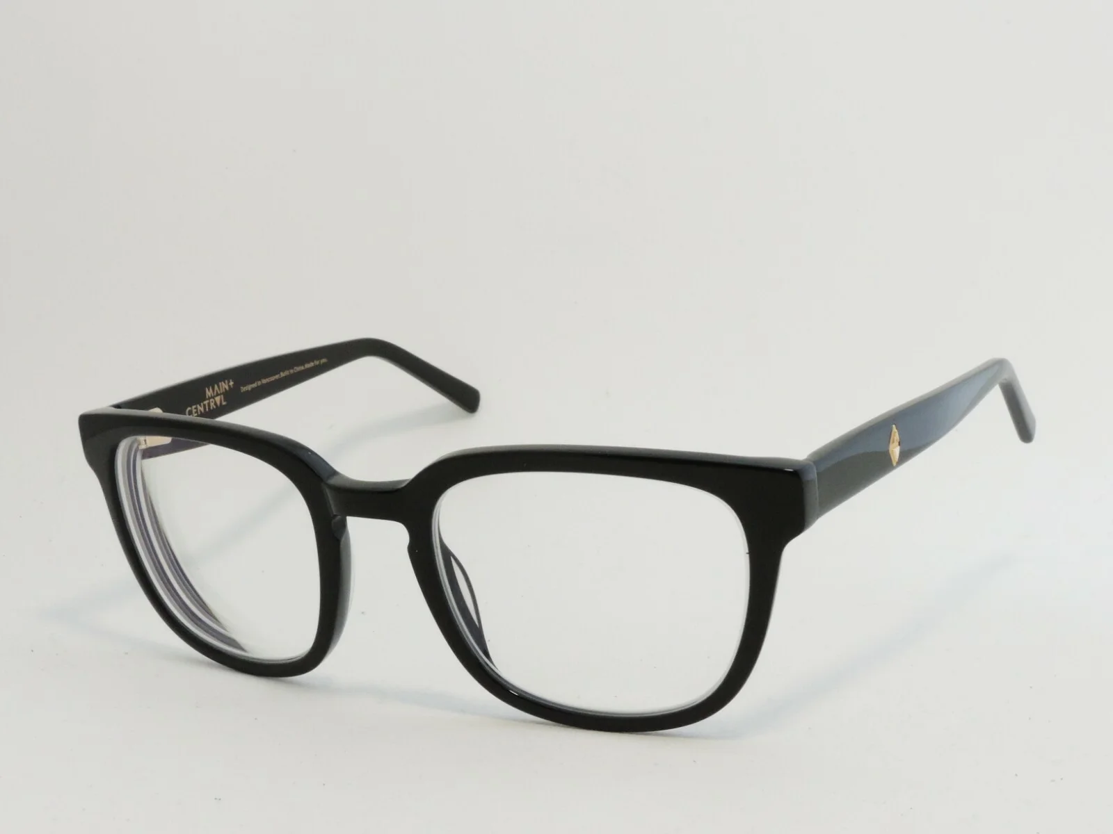 COASTAL MAIN + CENTRAL WEDNESDAY ACETATE EYEGLASS FRAMES BLACK 53-22-145 * 2