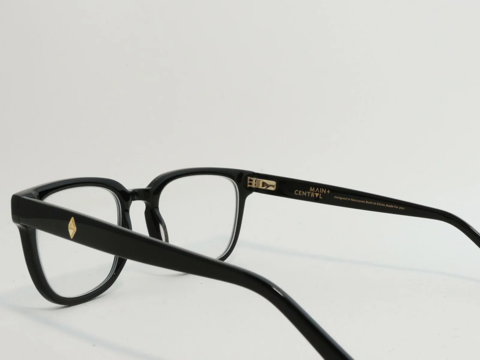 COASTAL MAIN + CENTRAL WEDNESDAY ACETATE EYEGLASS FRAMES BLACK 53-22-145 * 3