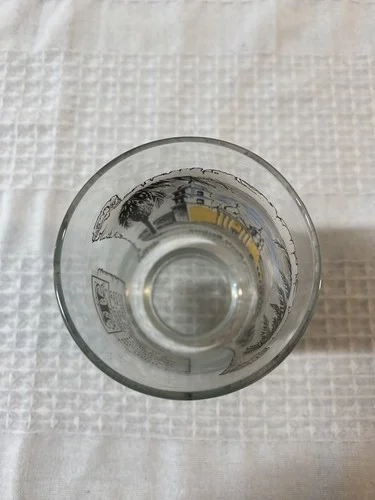 Coca-Cola Historical California Mission Series Drinking Glass Santa Barbara 3
