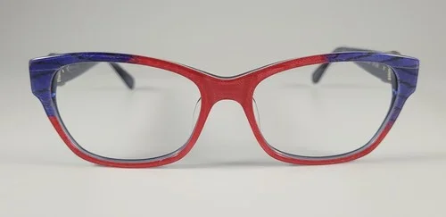 Coco Song Eyeglasses NEW Sunset Horizon CV 160 Color 4 Red Blue Size 52 Cat Eye 2
