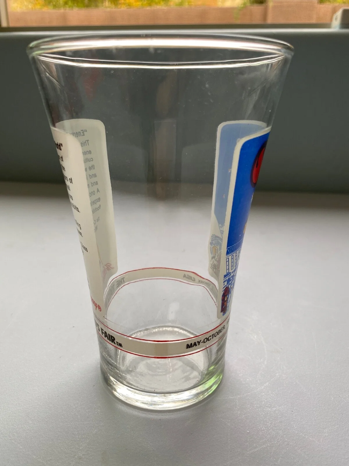 Coke Glass WORLDS FAIR Coca-Cola 1982 McDonalds Cup Knoxville, TN Commemorative 4