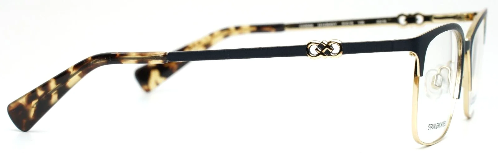 COLE HAAN CH5009 414 Navy Womens Cat Eye Full Rim Eyeglasses 51-16-135 B:36 4