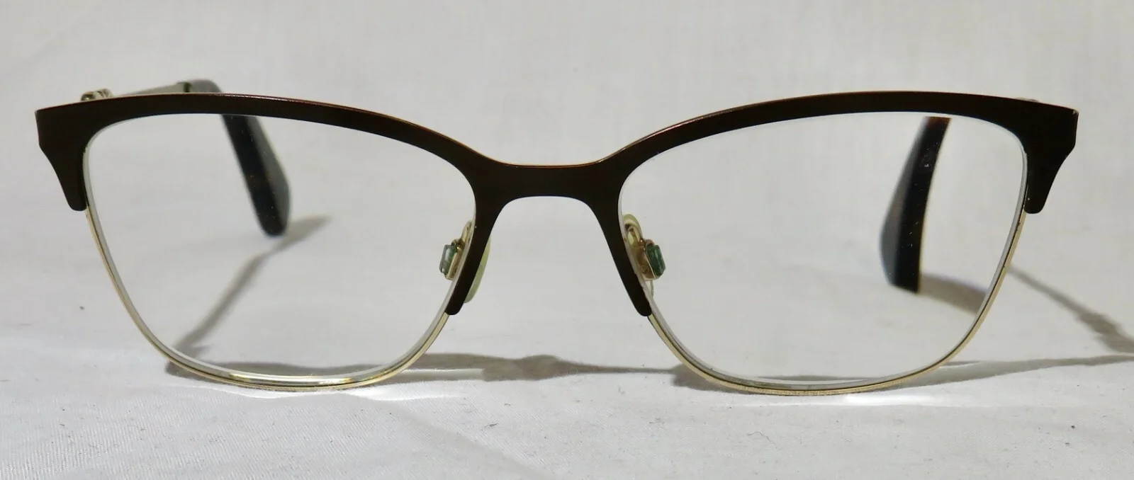Cole Haan CH5009 Eyeglass frame 51-16-135 Brown metal w/ Gold Eyewear glasses 2