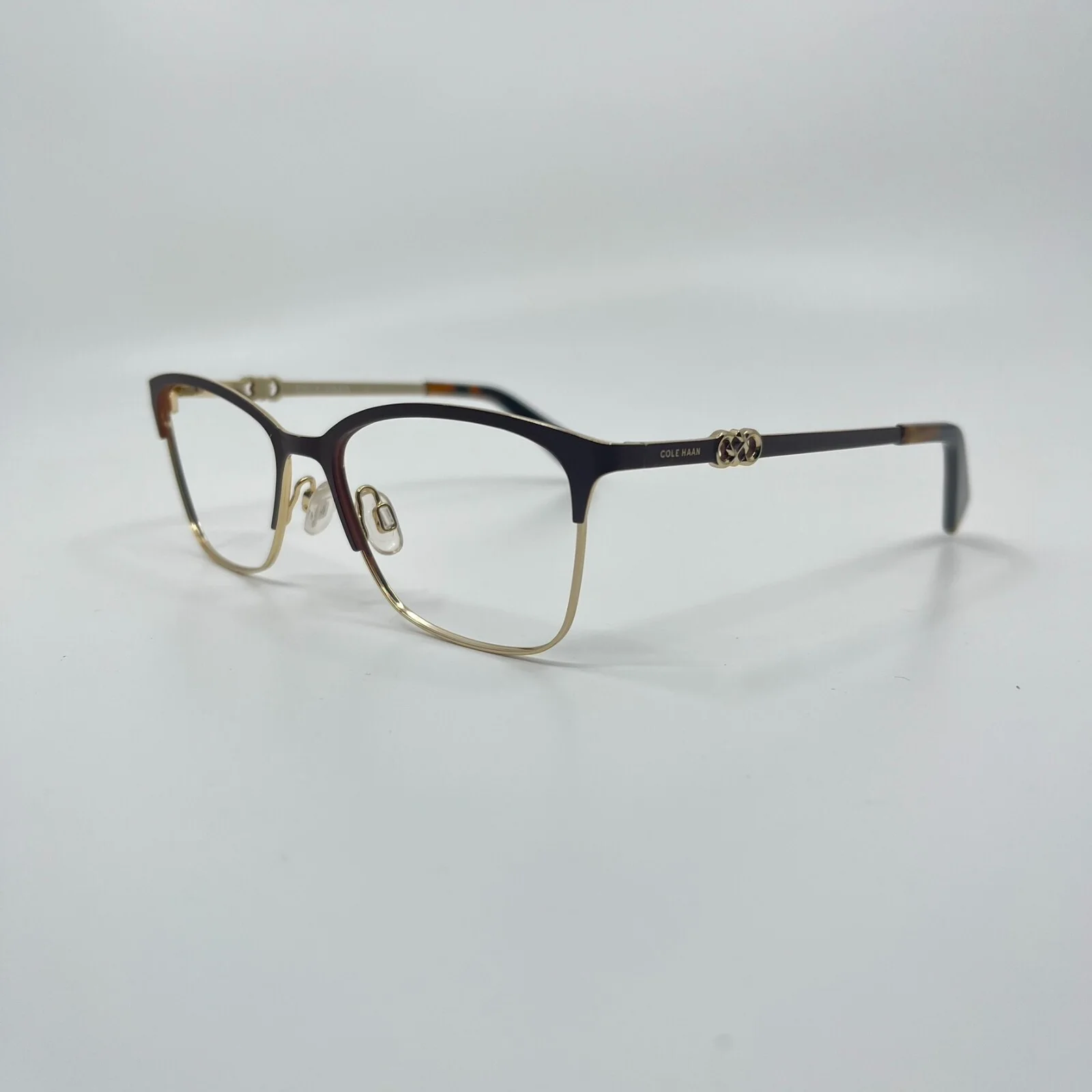 Cole Haan CH5009 Eyeglasses Frames Brown Womens 210 51-16-135 Full Rim H6970