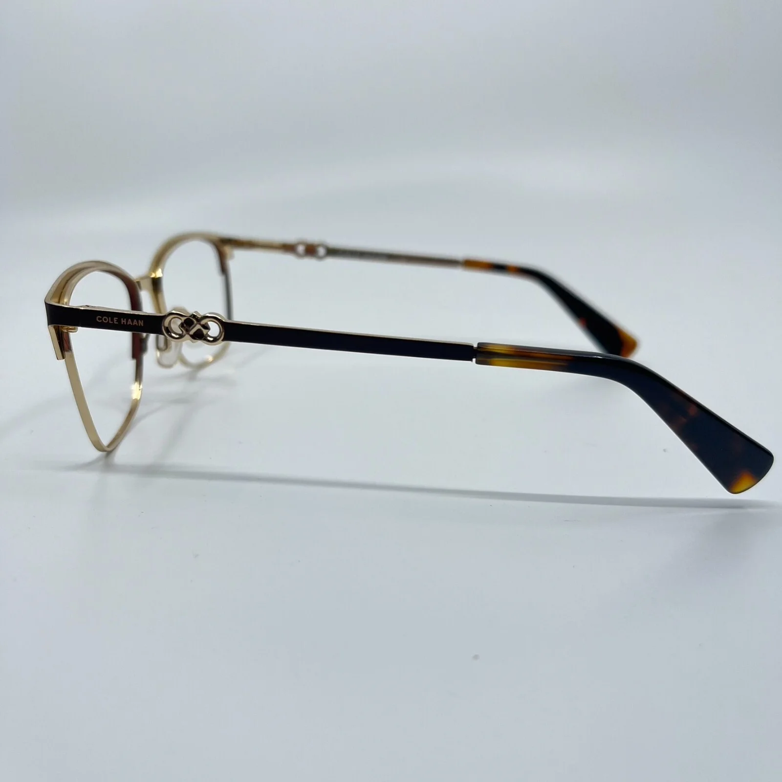 Cole Haan CH5009 Eyeglasses Frames Brown Womens 210 51-16-135 Full Rim H6970 3