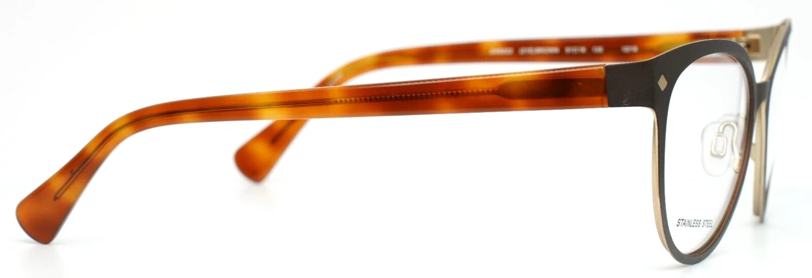 COLE HAAN CH5022 210 Brown Womens Oval Full Rim Eyeglasses 51-16-135 B:41 4