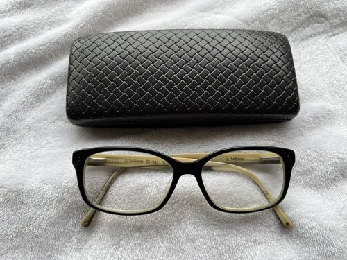 Cole Haan Eyeglasses CH 942 Brown Horn Plastic 1