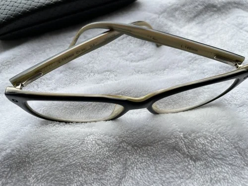 Cole Haan Eyeglasses CH 942 Brown Horn Plastic 3