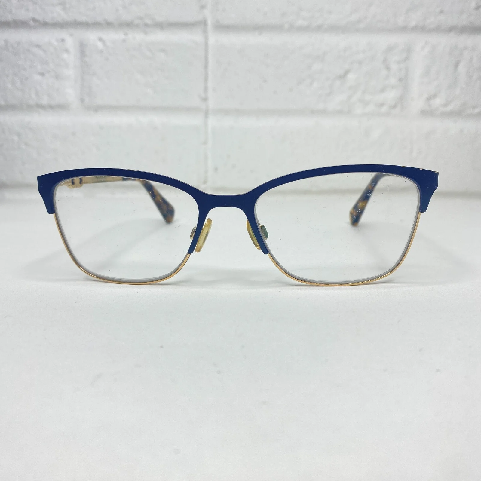 Cole Haan Eyeglasses Frame CH5009 414 NAVY GOLD 51-16-135 02/17 Flex Hinge 15682
