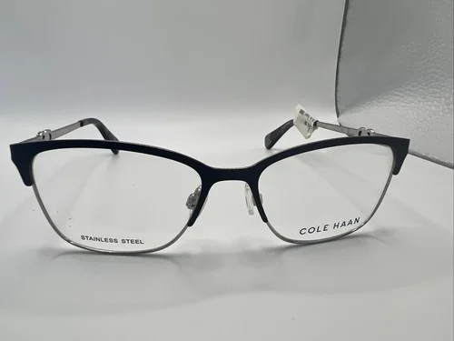 Cole HAAN Stainless Steel CH5009 Black 135 51/16 Eyeglass Frames EC20