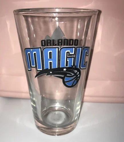 Collectible Coors Lights Sponsored NBA Orlando Magic Pint Glass