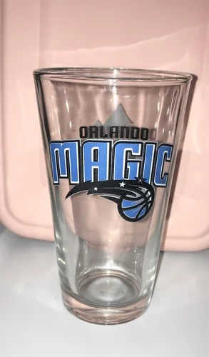 Collectible Coors Lights Sponsored NBA Orlando Magic Pint Glass 3
