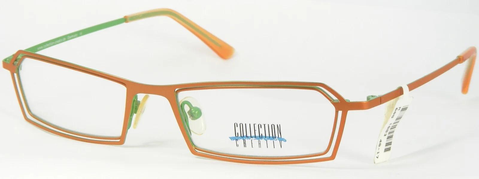 Collection Creativ 1003 680 ORANGE /GREEN UNIQUE EYEGLASSES GLASSES 48-17-135mm