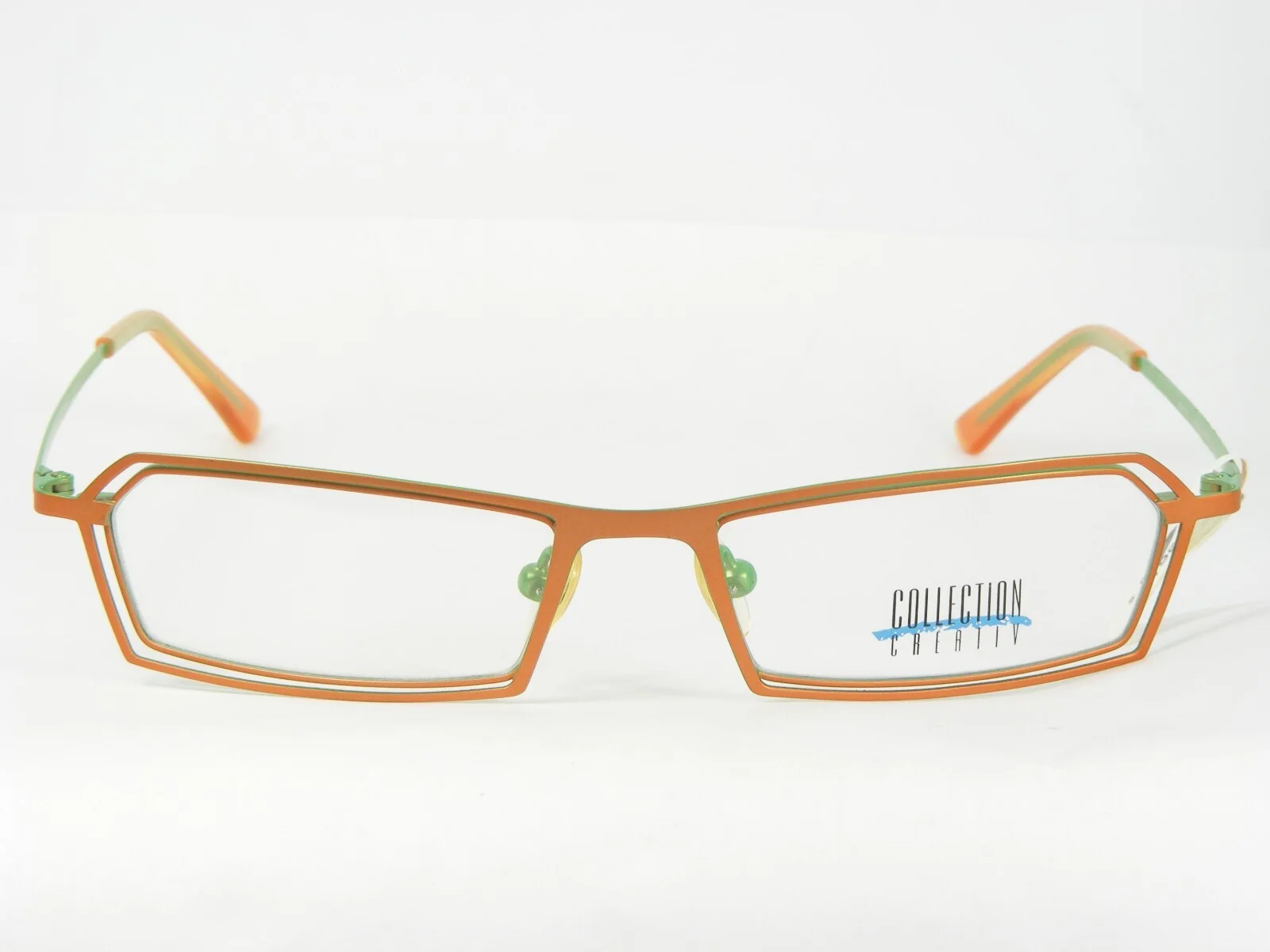 Collection Creativ 1003 680 ORANGE /GREEN UNIQUE EYEGLASSES GLASSES 48-17-135mm 2