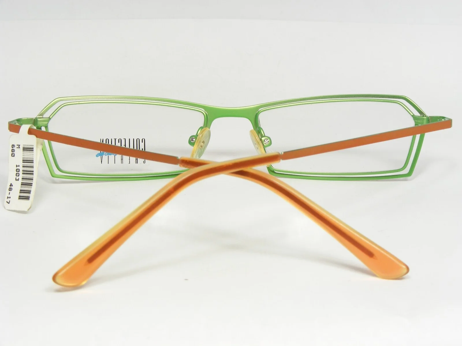 Collection Creativ 1003 680 ORANGE /GREEN UNIQUE EYEGLASSES GLASSES 48-17-135mm 3