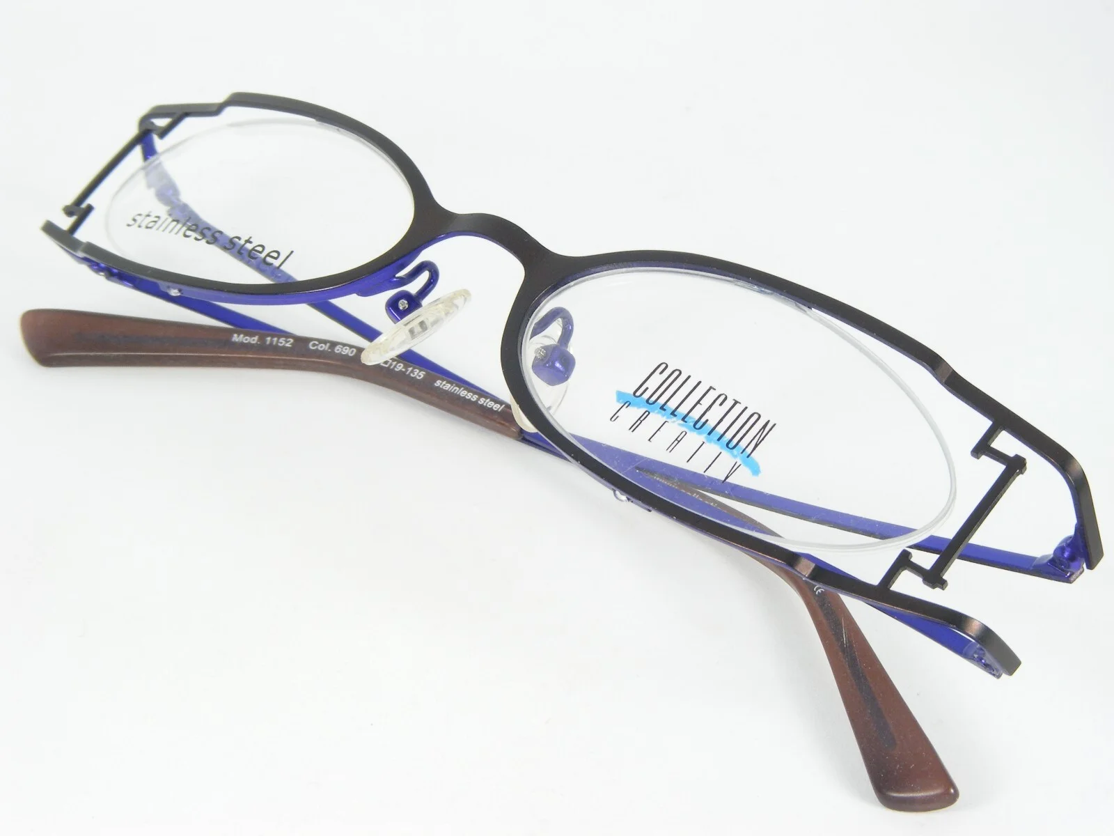 Collection Creativ 1152 690 BROWN EYEGLASSES GLASSES UNIQUE FRAME 48-19-135mm 4