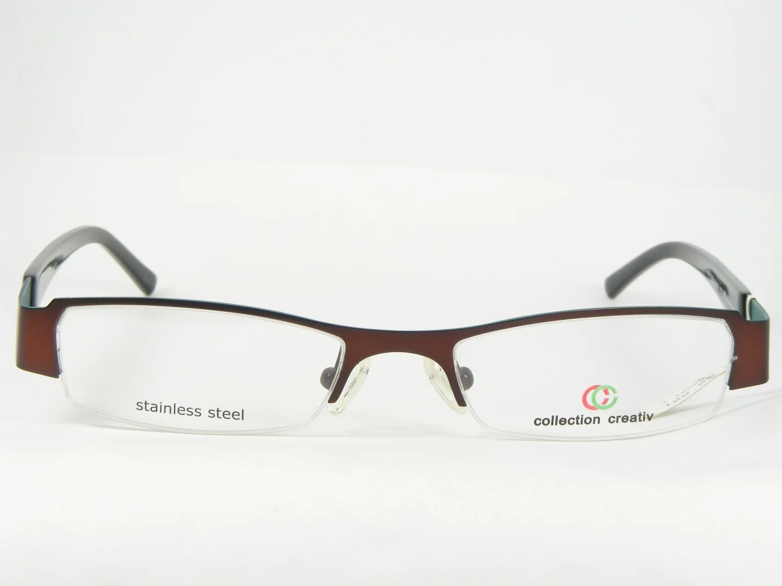 Collection Creativ 1335 670 BROWN / TURQUOISE EYEGLASSES GLASSES 47-17-130mm 2