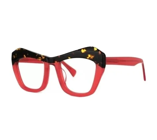 Colorful Roots Eyewear Unique Optical Strawberry Red Prescription Eyeglass Frame