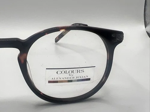 Colors By Alexander Julian Marsalis 46/21 140 Tortoise Eyeglass Frames AB54 2