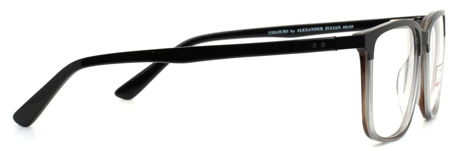 COLOURS by Alexander Julian Adler Black Grey Mens Rectangle Eyeglasses 54-17-145 4