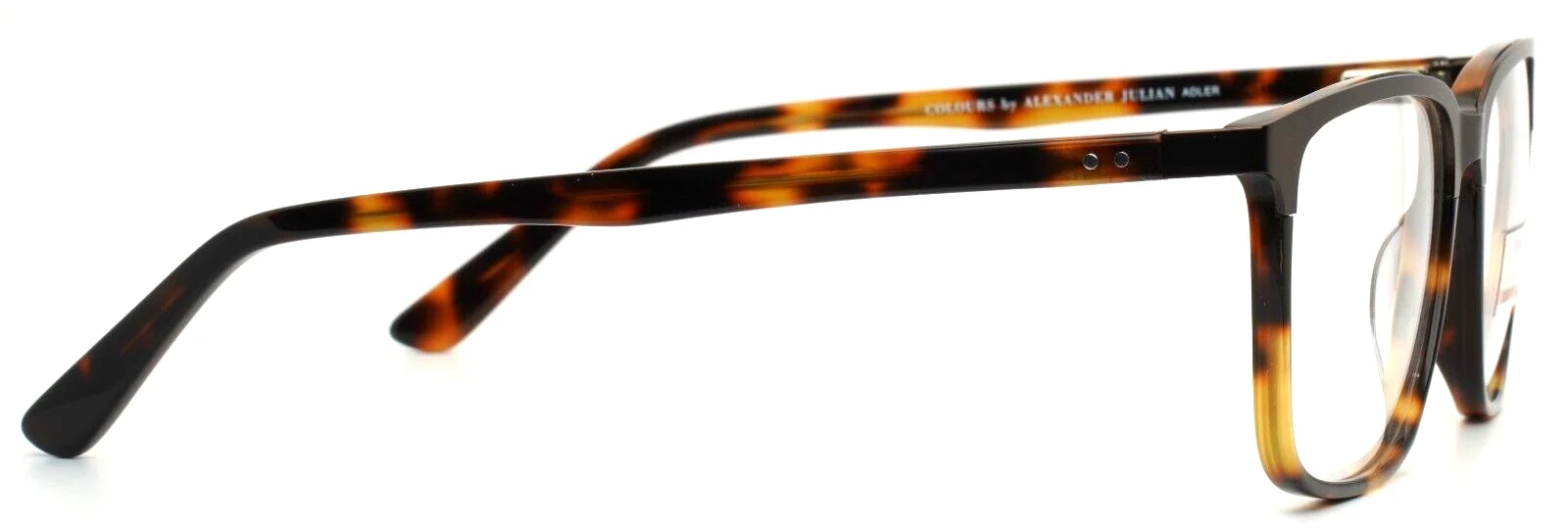 COLOURS by Alexander Julian Adler Brown Tortoise Mens Eyeglasses 54-17-145 B:41 4