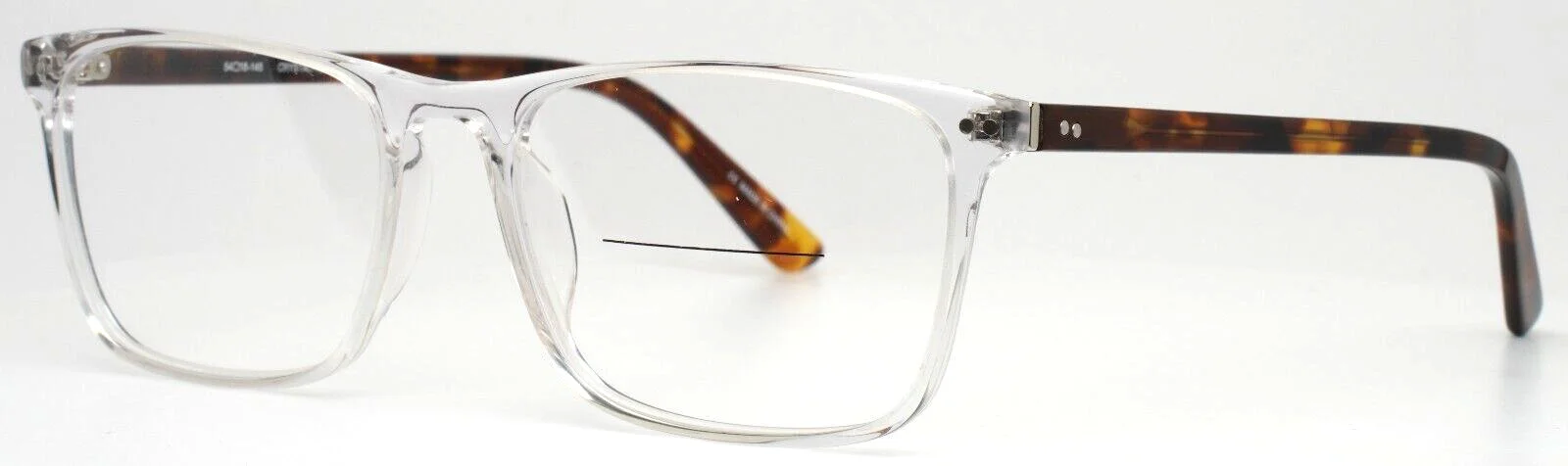 COLOURS by Alexander Julian Banks Crystal Tortoise Mens Eyeglasses 54-18-145