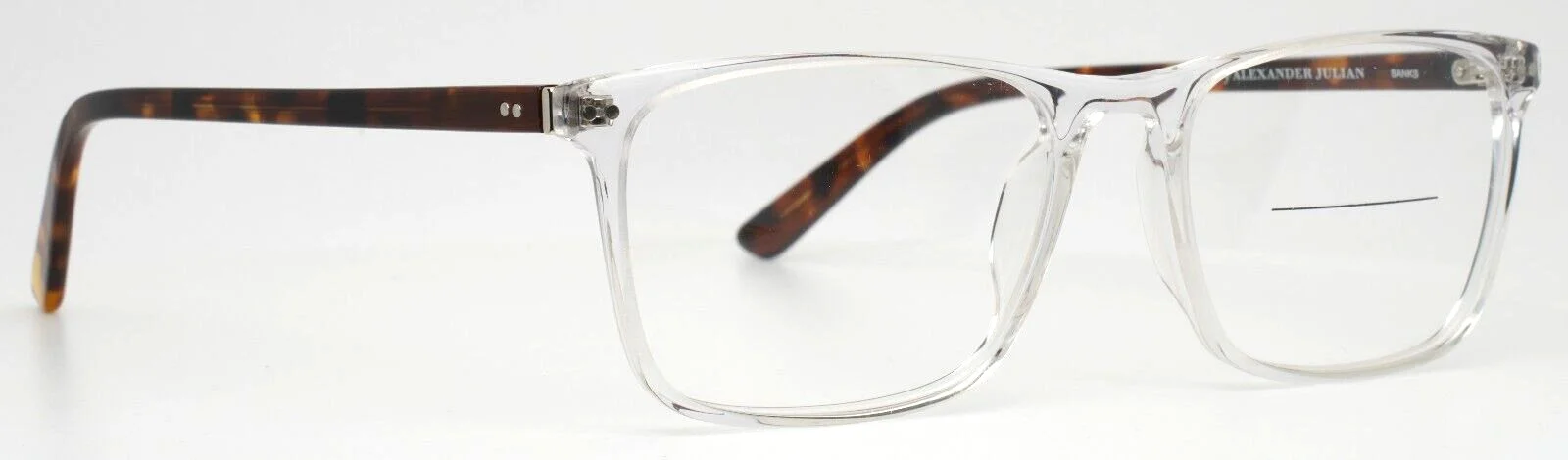COLOURS by Alexander Julian Banks Crystal Tortoise Mens Eyeglasses 54-18-145 4