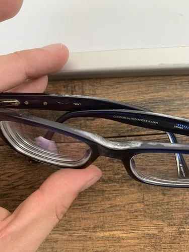 COLOURS by Alexander Julian Eyeglass Frames Cray Mens Square 53-17-140 Gray 3