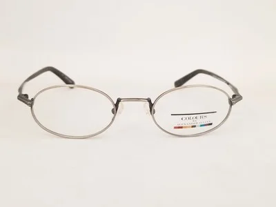 COLOURS by ALEXANDER JULIAN JOPLIN eyeglasses Cashmere Antique Silver 47mm Oval 2