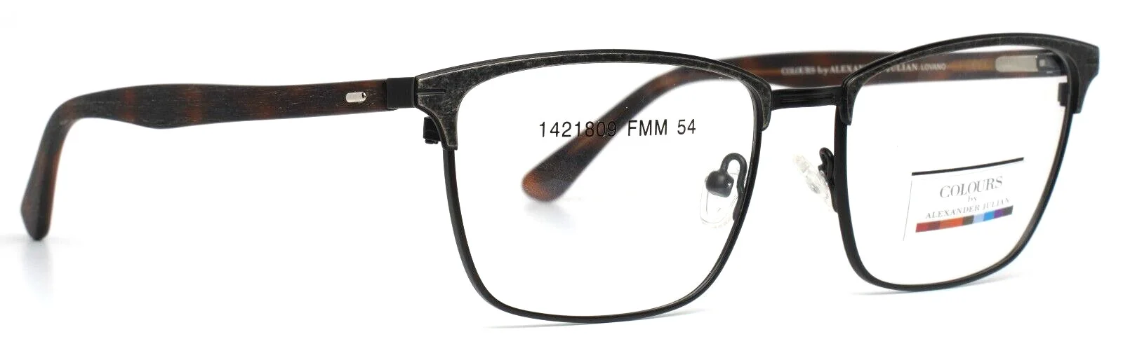 COLOURS by Alexander Julian Lovano Antique Grey Mens Eyeglasses 54-17-140 B:40 4