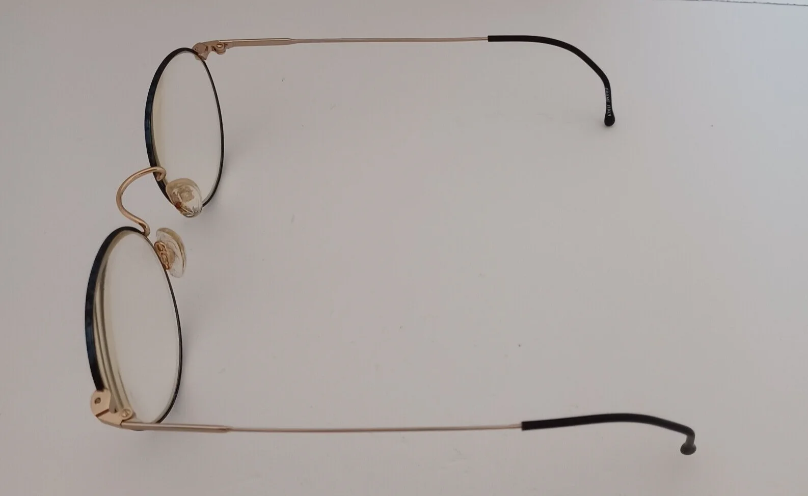 COLOURS By Alexander Julian M 109 GEP 150 Round Ebony Blue Eyeglass Frames Italy 3