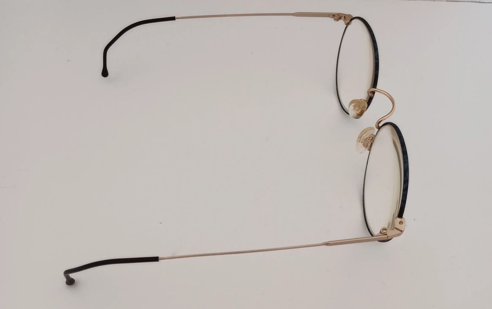COLOURS By Alexander Julian M 109 GEP 150 Round Ebony Blue Eyeglass Frames Italy 4