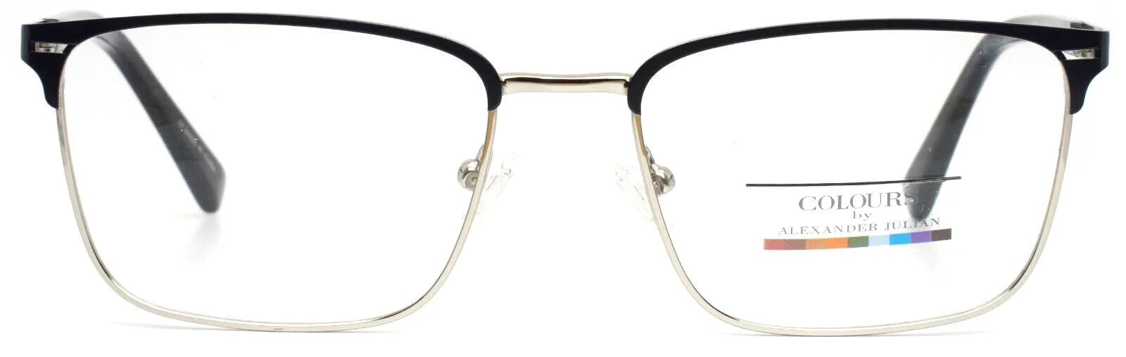 COLOURS by Alexander Julian Workman Blue Mens Rectangle Eyeglasses 54-18-140 2