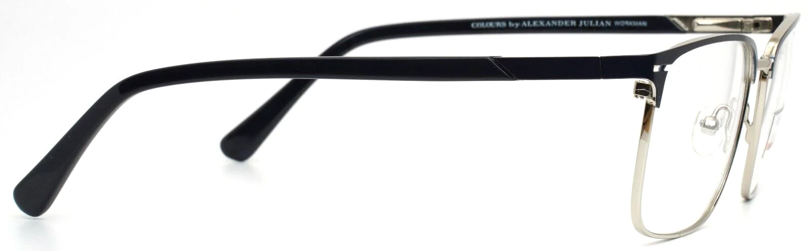 COLOURS by Alexander Julian Workman Blue Mens Rectangle Eyeglasses 54-18-140 4